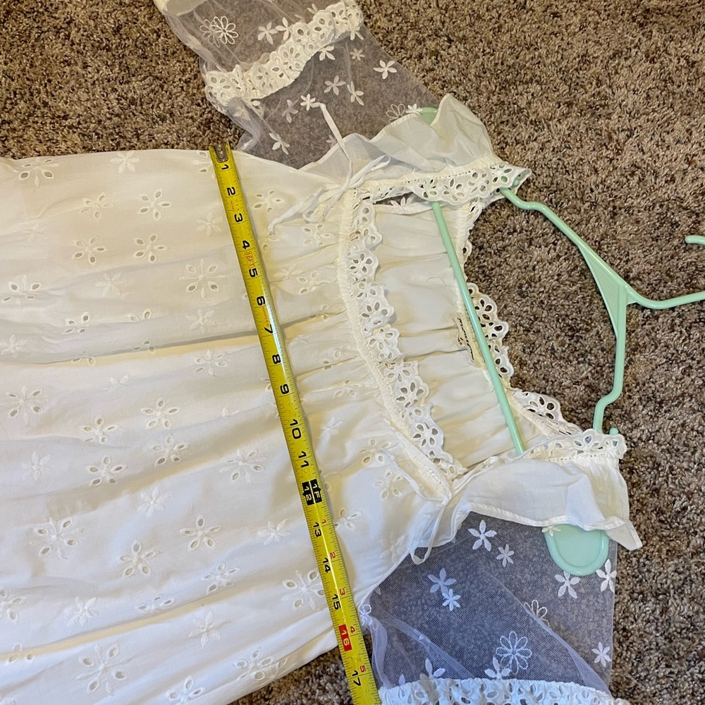 For love and lemons neutrals white lace dress size medium - Picture 9 of 17